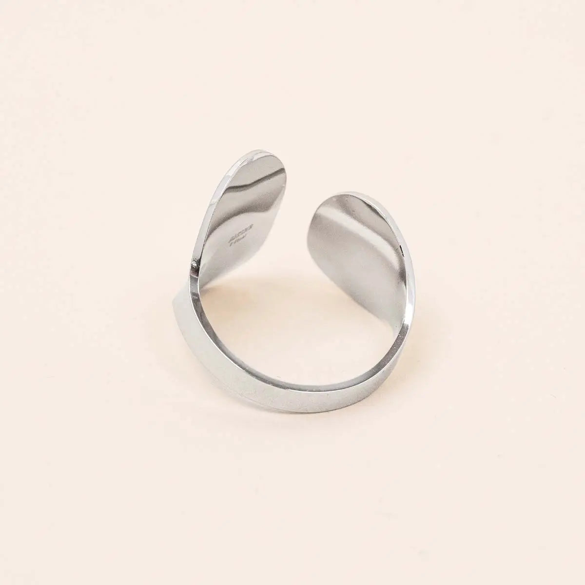 Bague double - Gaëlle - Acier