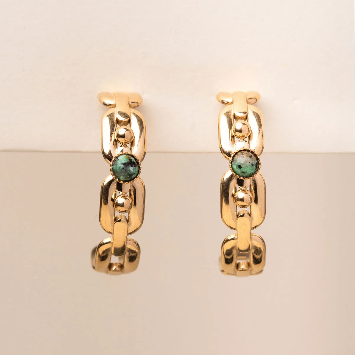 Boucles d'oreilles Manon - Doré