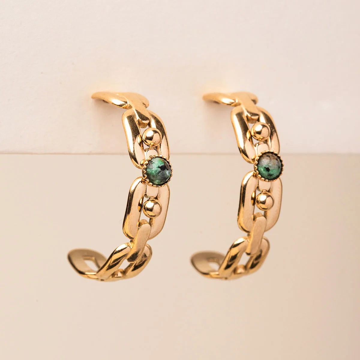 Boucles d'oreilles Manon - Doré