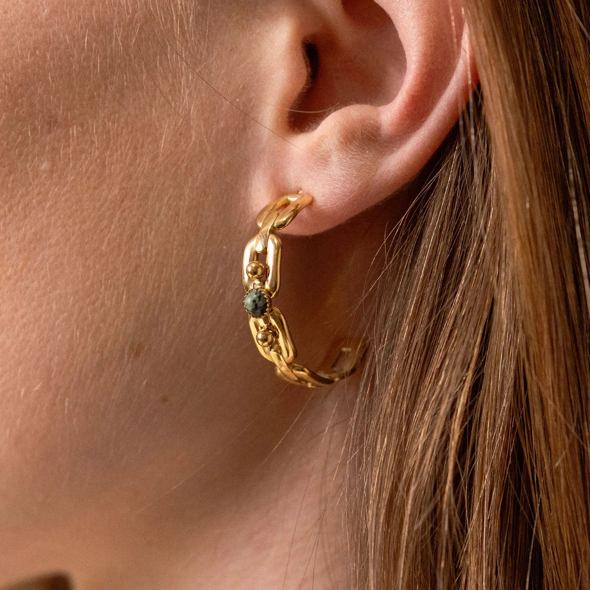 Boucles d'oreilles Manon - Doré