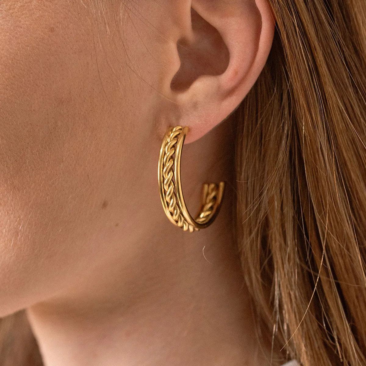 Boucles d'oreilles Ysée - Doré