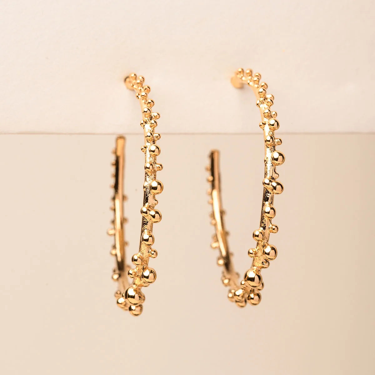 Boucles d'oreilles Ophélie - Doré