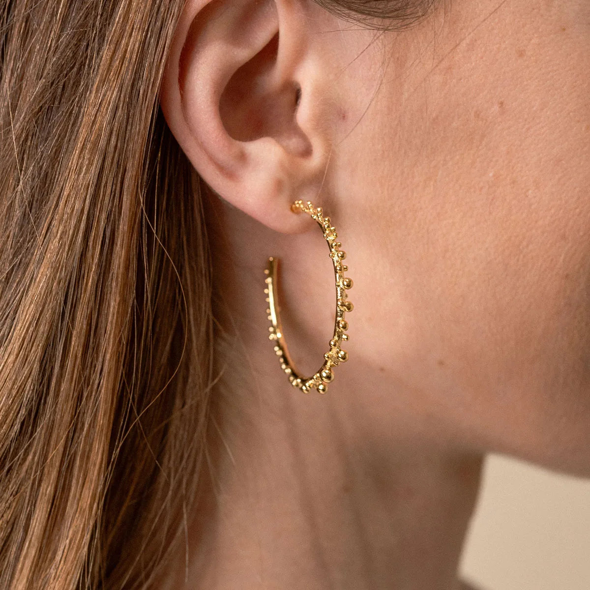 Boucles d'oreilles Ophélie - Doré