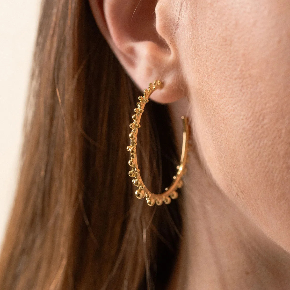 Boucles d'oreilles Ophélie - Doré