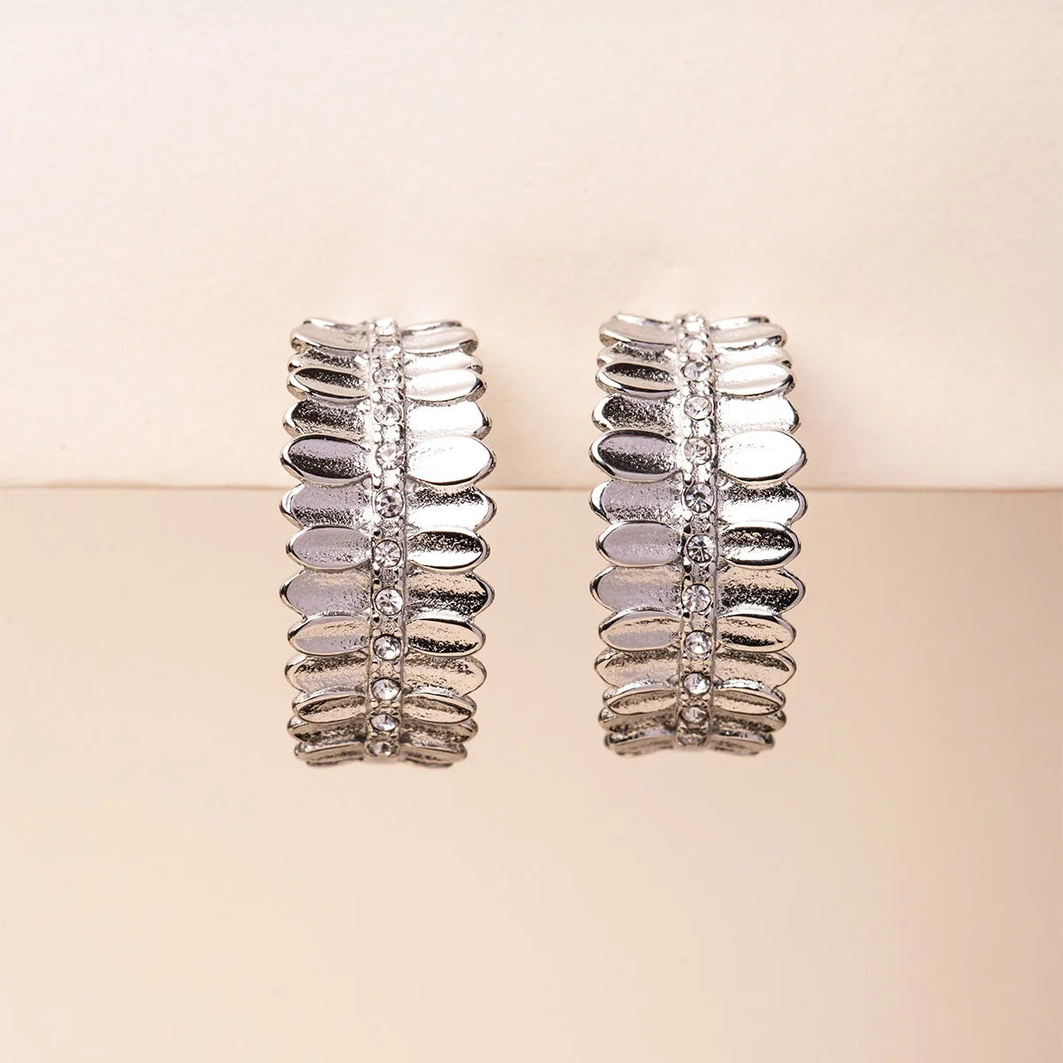 Boucles d'oreilles Célia - Acier