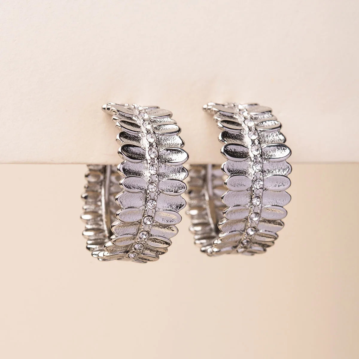 Boucles d'oreilles Célia - Acier