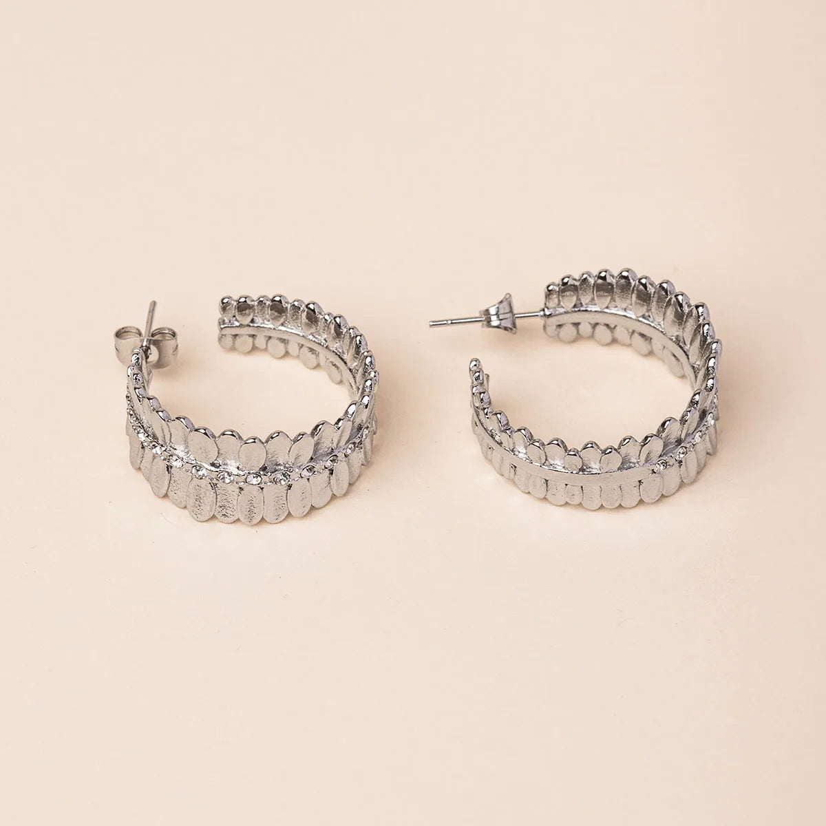 Boucles d'oreilles Célia - Acier