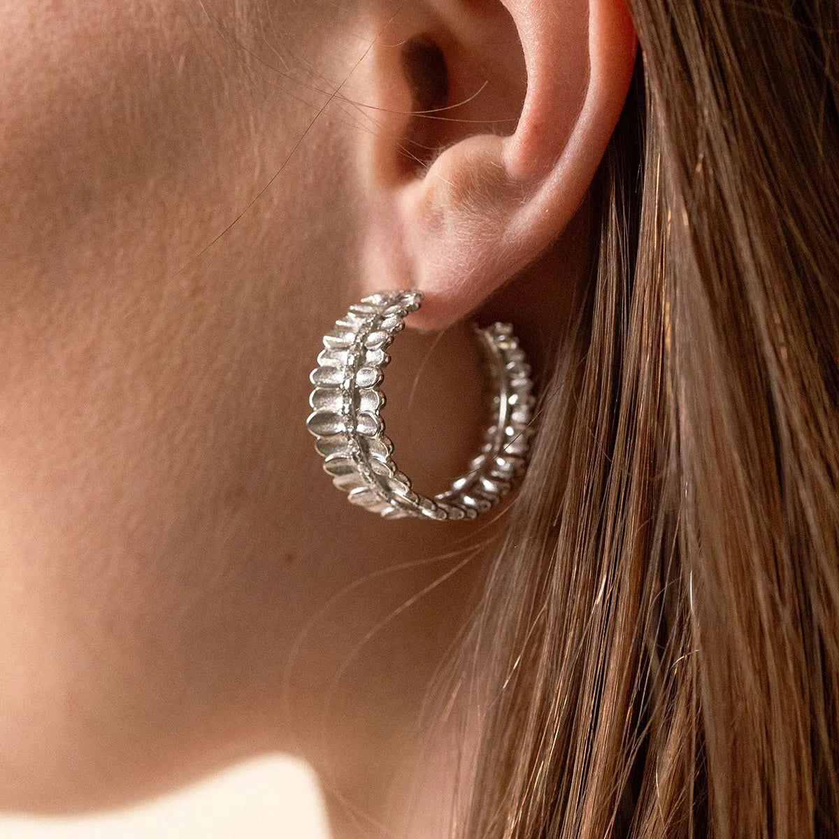 Boucles d'oreilles Célia - Acier