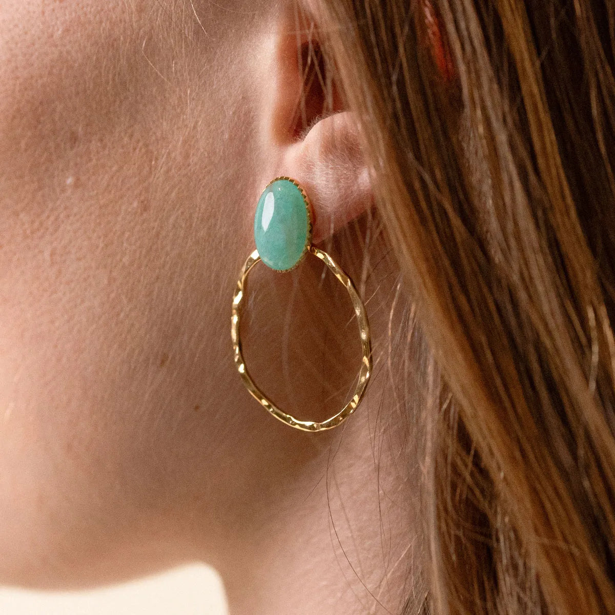 Boucles d'oreilles Louise - Doré