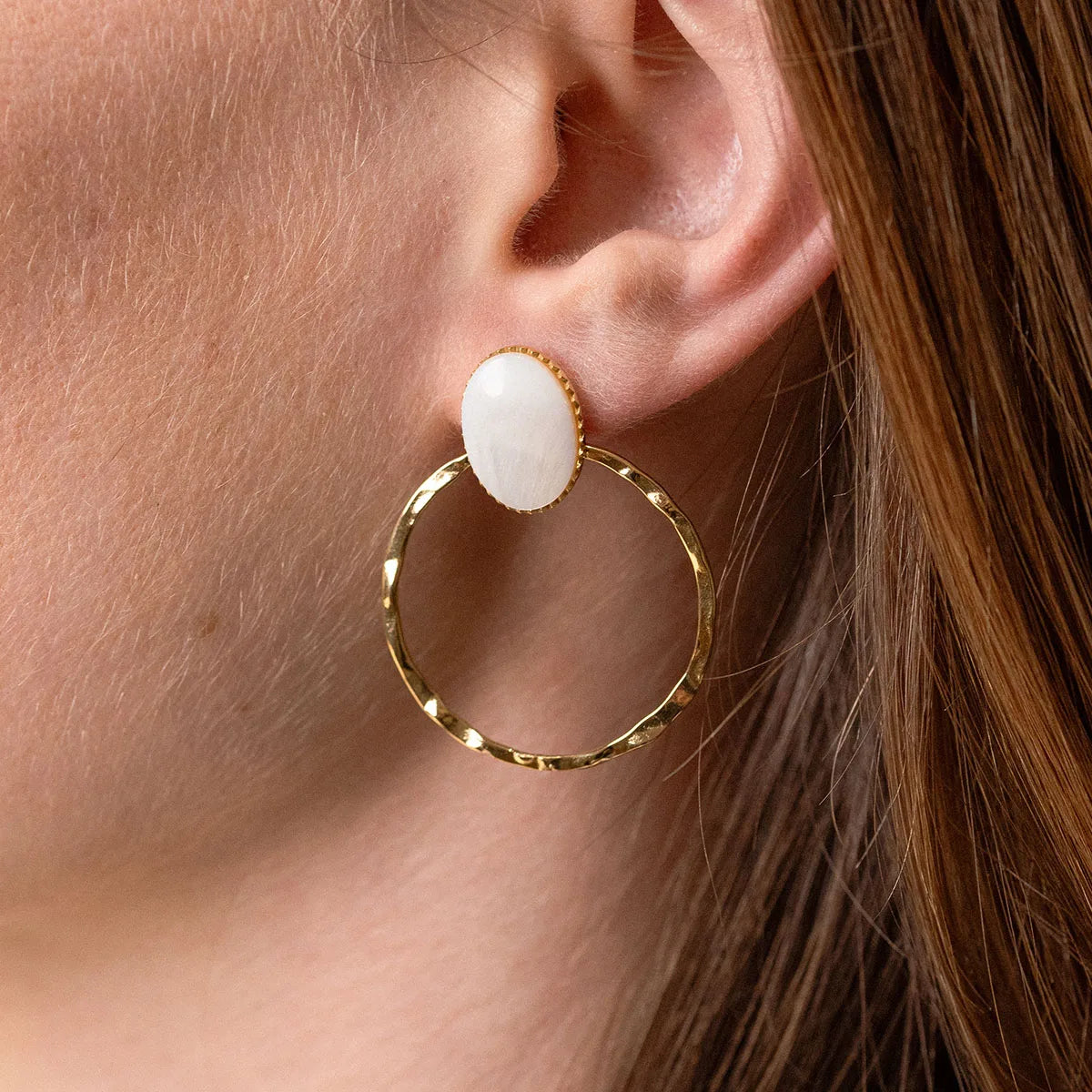 Boucles d'oreilles Chloé - Doré