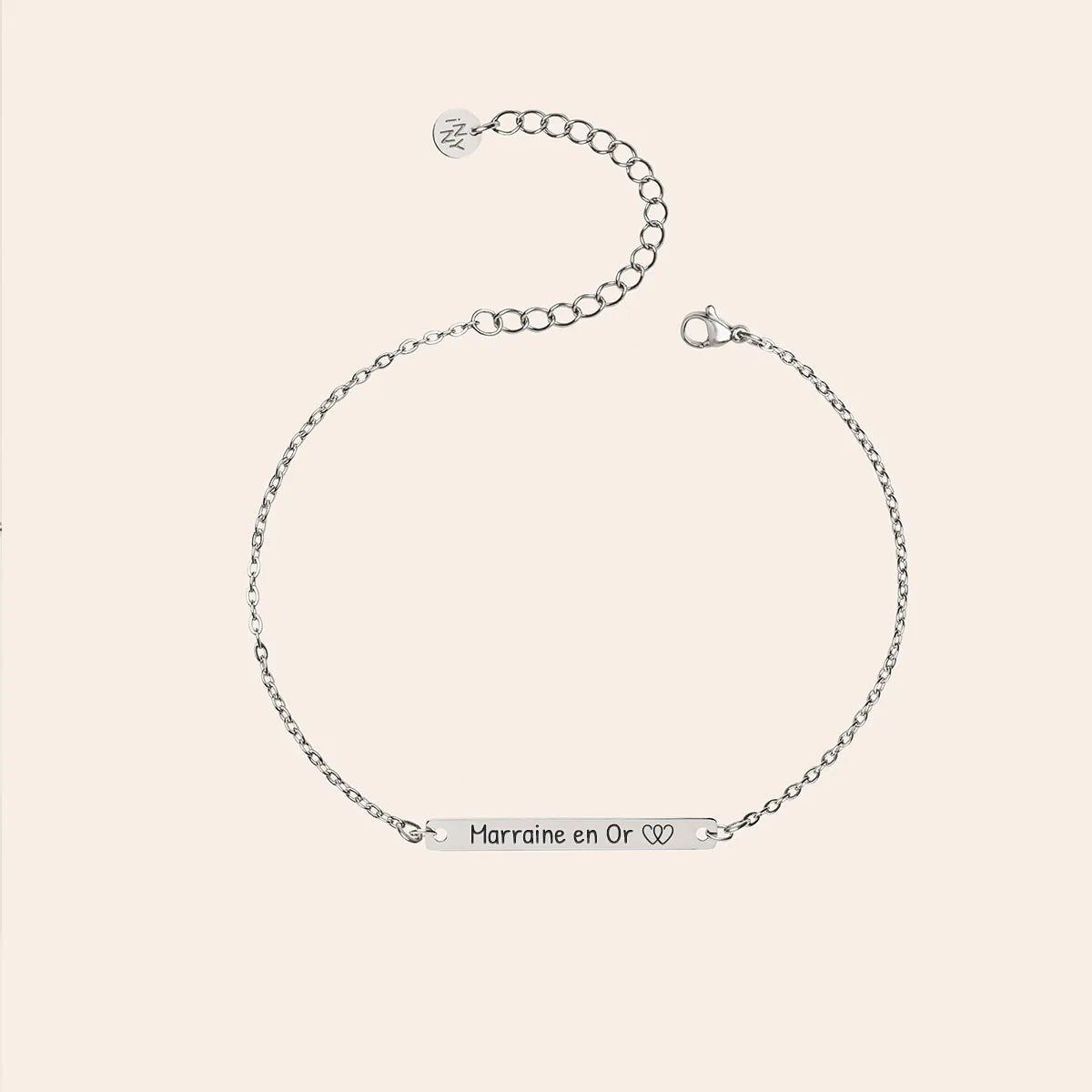 Bracelet barre à personnaliser - Acier