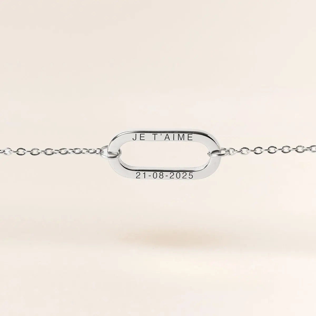 Bracelet maillon et chaine à personnaliser - Acier