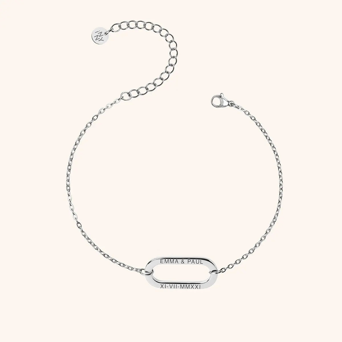 Bracelet maillon et chaine à personnaliser - Acier