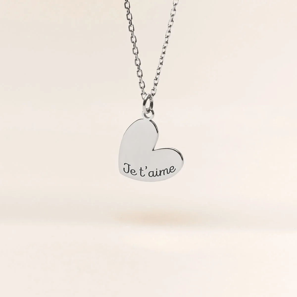 Collier médaille Coeur à personnaliser - Acier