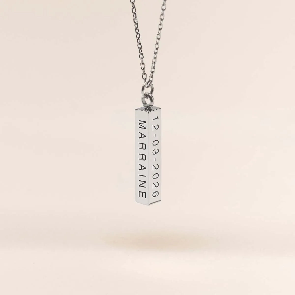 Collier barre à personnaliser - Acier