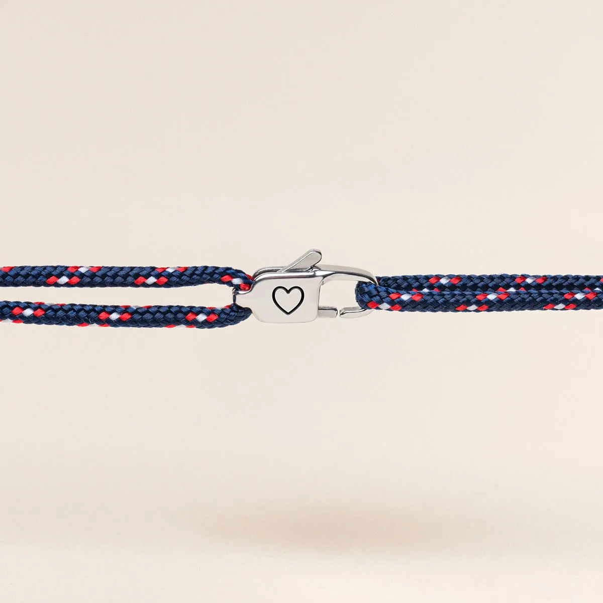 Bracelet femme cordon Mousqueton à personnaliser - Acier