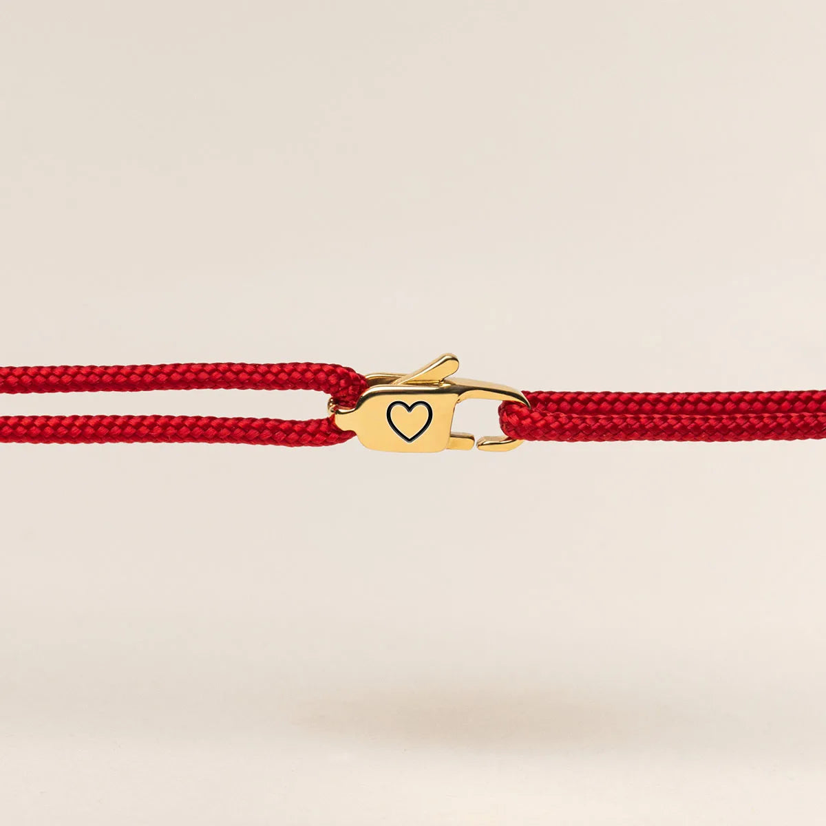 Bracelet femme cordon Mousqueton à personnaliser - Doré