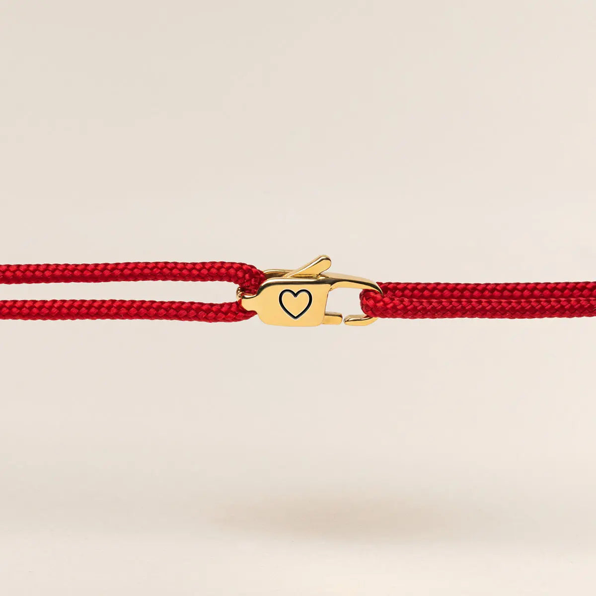 Bracelet cordon Mousqueton à personnaliser - Doré