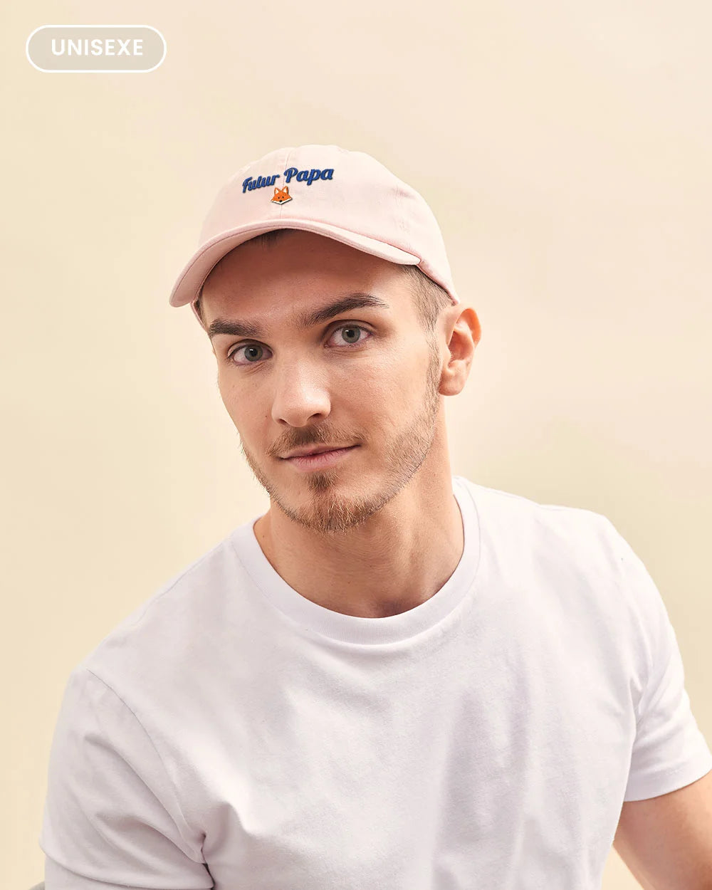 Casquette personnalisée Trucker Eco - Blanc Rose - Impression - Créer Son  T-shirt
