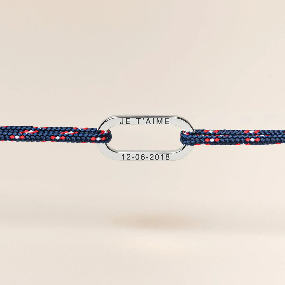 Duo de bracelets cordon Maillon à personnaliser