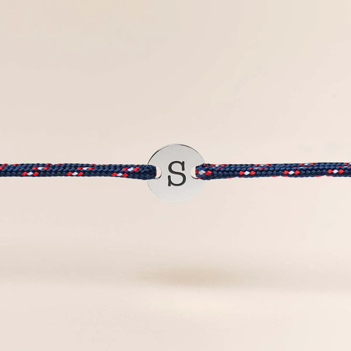 Duo de bracelets cordon Petite Médaille à personnaliser