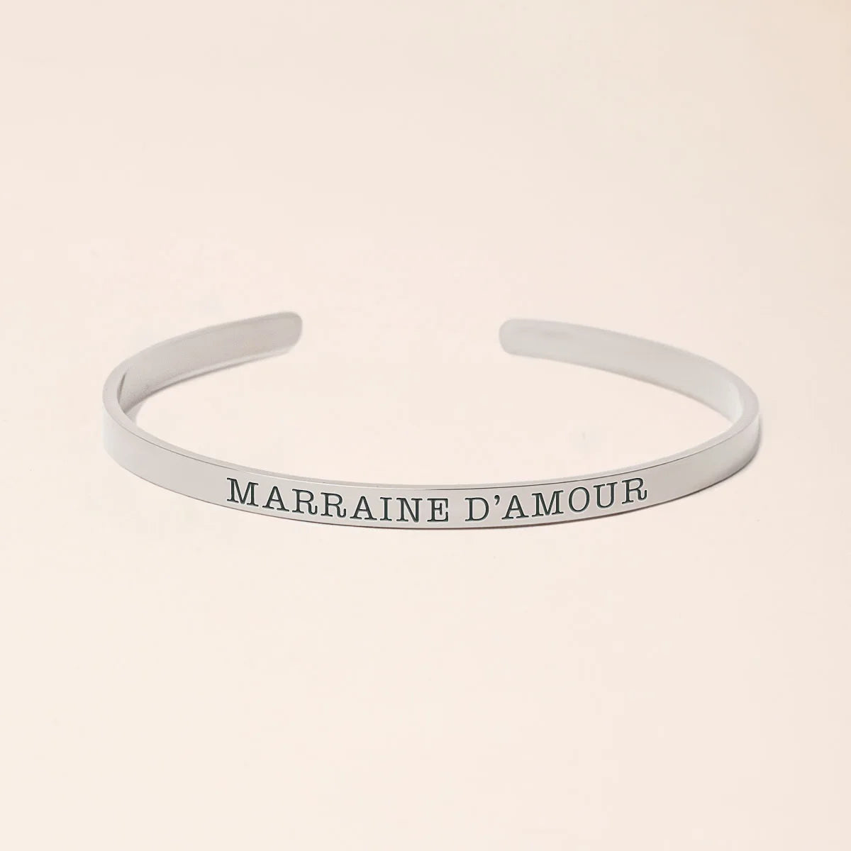 Bracelet jonc barre à personnaliser - Acier