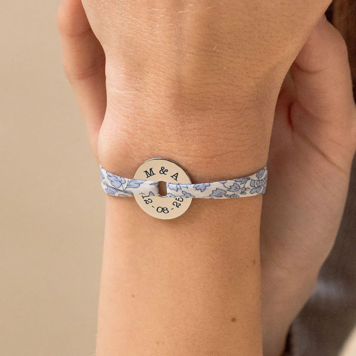 Bracelet Liberty Cible à personnaliser - Acier