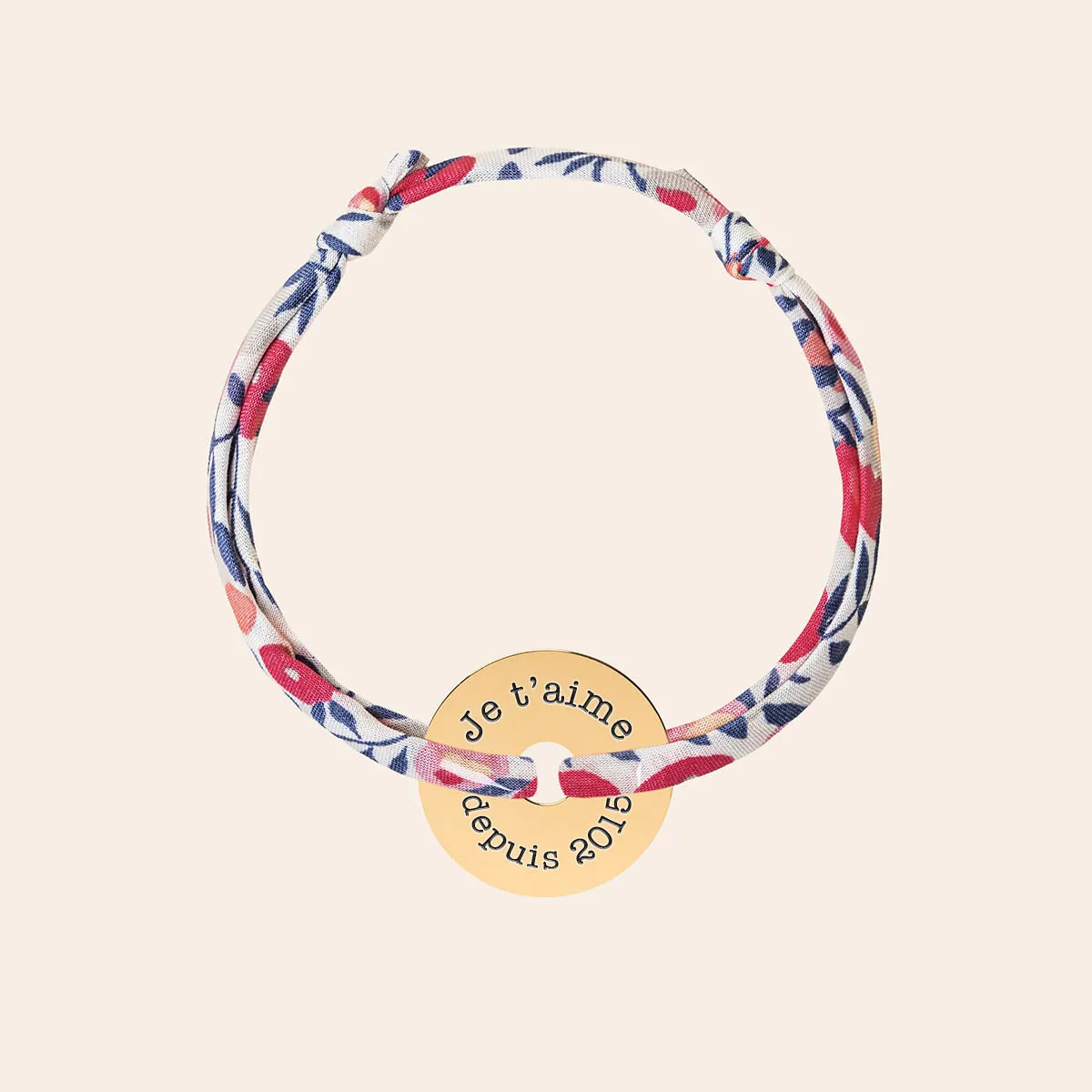 Bracelet Liberty Cible à personnaliser - Doré