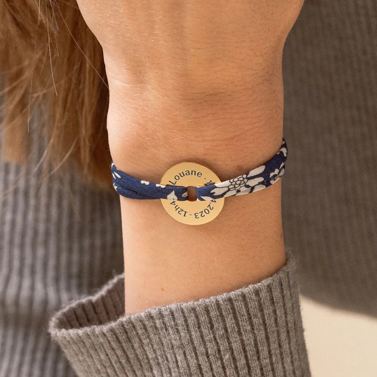Bracelet Liberty Cible à personnaliser - Doré