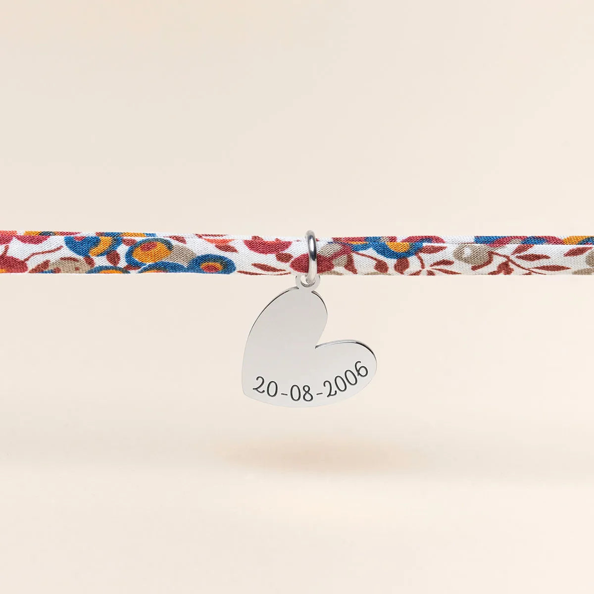 Bracelet Liberty Coeur à personnaliser - Acier