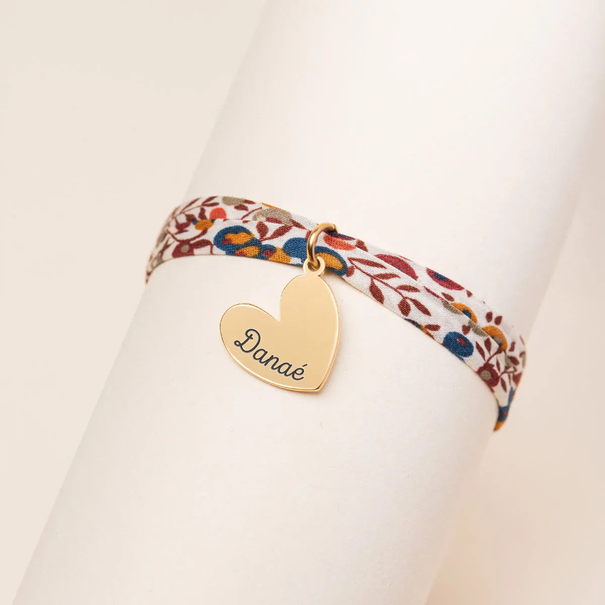 Bracelet Liberty Coeur à personnaliser - Doré