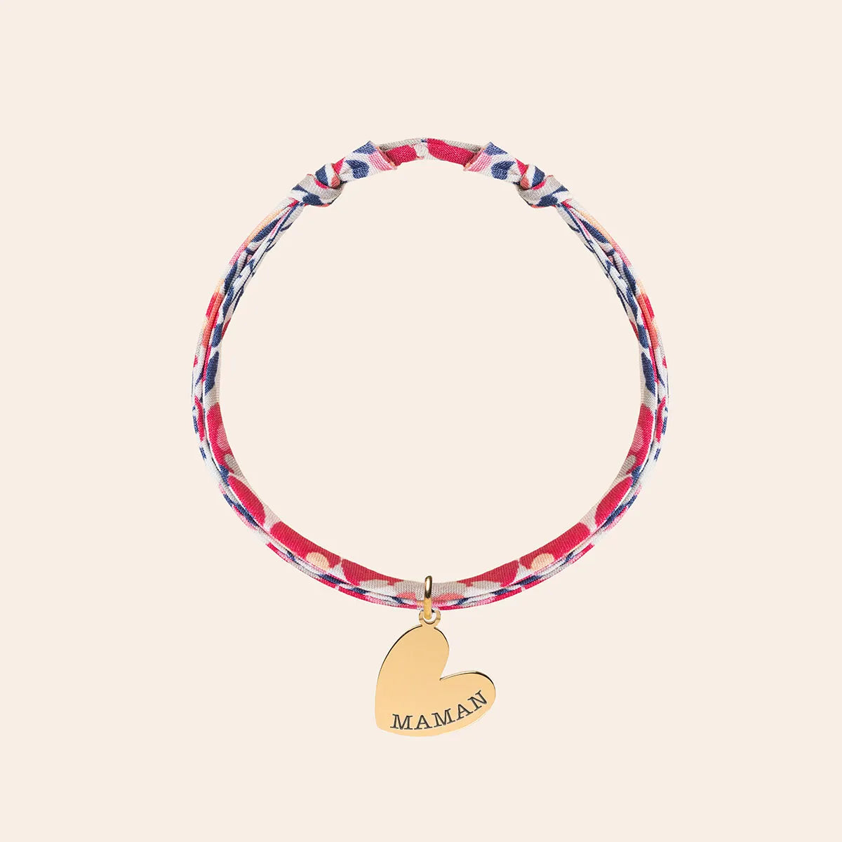 Bracelet Liberty Coeur à personnaliser - Doré