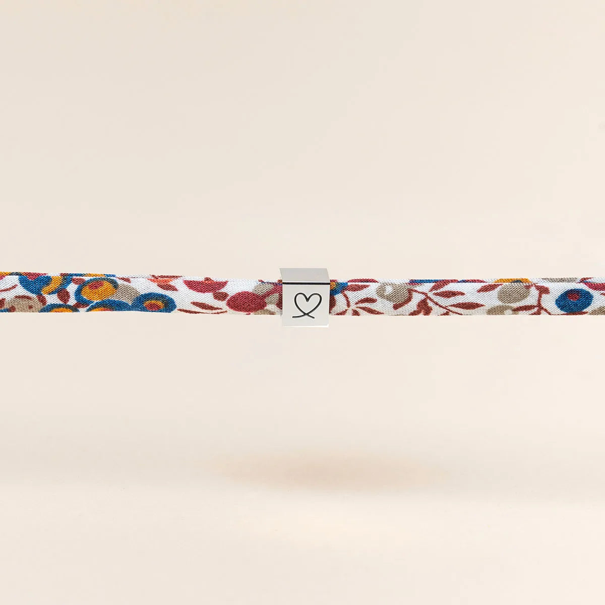 Bracelet Liberty petit cube à personnaliser - Acier