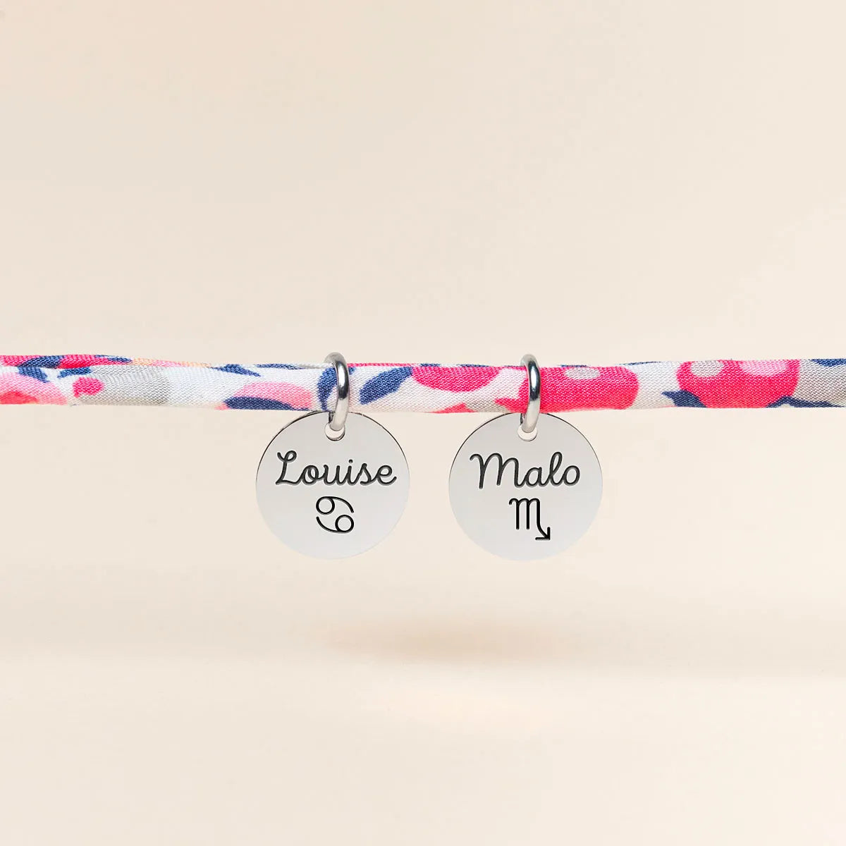 Bracelet Liberty Médaille à personnaliser - Acier