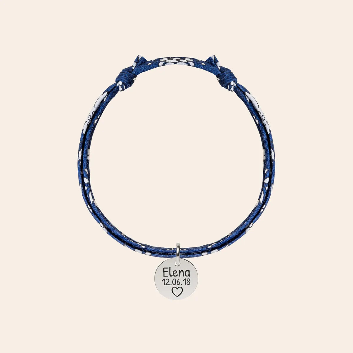 Bracelet Liberty Médaille à personnaliser - Acier