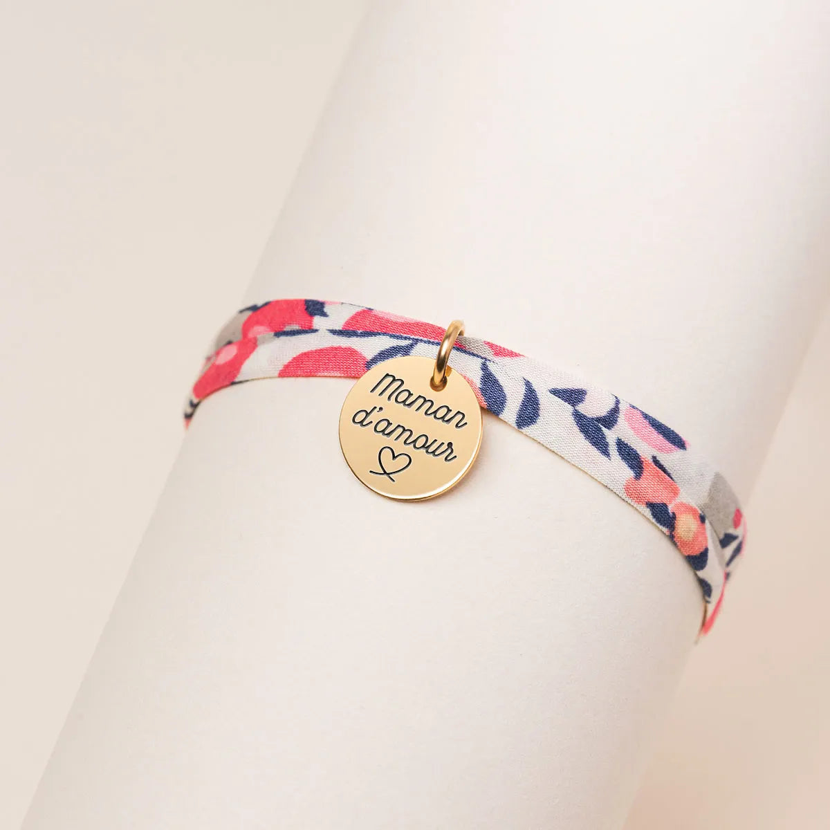 Bracelet Liberty Médaille à personnaliser - Doré